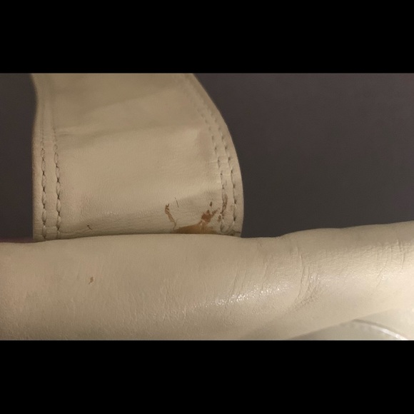 Chanel Beige Boho Leather Crossbody Satchel Messenger Bag Vintage AUTHENTIC - Picture 11 of 16